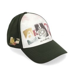 Czapka z daszkiem damska Anekke, wykonana z materiału tekstylnego z regulowanym zapięciem z tyłu, czarne, 42471-011. Zielone czapki Anekke, bez wzorów, z materiału, eleganckie. Za 119.00 zł.