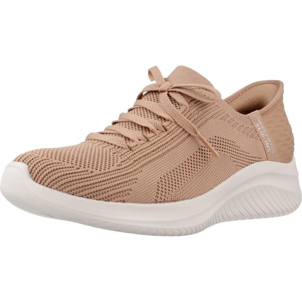 Buty sportowe Sneakersy damskie, Skechers Slip-Ins Ultra Flex 3.0 - Brilliant. Brązowe obuwie domowe Skechers, bez zapięcia, trekkingowe, Skechers Sport. Za 279.99 zł.
