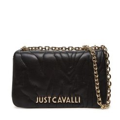 Torebka Just Cavalli. Czarne torebki klasyczne Just Cavalli, bez wzorów, bez dodatków. Za 449.99 zł.