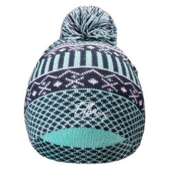 Damska Czapka Zimowa Myron. Niebieskie czapki ELBRUS, bez wzorów. Za 69.99 zł.