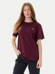 TWINSET T-Shirt 252TP2057 Bordowy Loose Fit. Czerwone t-shirty Twinset, xs, bez wzorów, z bawełny, bez kołnierzyka, bez ramiączek. Za 419.99 zł.