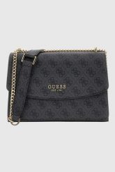 GUESS Czarna kopertówka damska Calista. Czarne kopertówki Guess, z aplikacjami, ze skóry ekologicznej, duże, bez dodatków. W wyprzedaży za 457.49 zł.