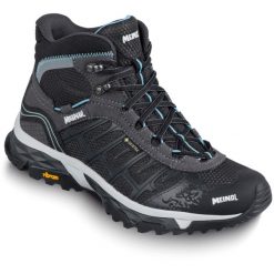 Buty turystyczne damskie Meindl Finale Lady Mid z membraną Gore -Tex. Czarne trekkingi Meindl, z gore-texu, outdoorowe. Za 899.90 zł.