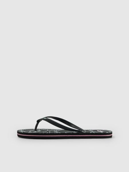 4F Japonki damskie - czarne 38. Czarne klapki 4f, bez wzorów, z gumy, bez obcasa. Za 59.99 zł.