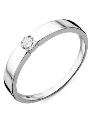 Diamant Exquis Złoty pierścionek z diamentem rozmiar: 58. Szare pierścionki Diamant Exquis, z diamentem, złote. Za 3,001.99 zł.