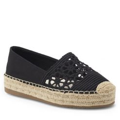 Espadryle Jenny Fairy. Czarne espadryle Jenny Fairy, bez wzorów, bez obcasa, bez zapięcia. Za 62.99 zł.