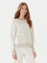 Liu Jo Sweter TF5172 MS49I Écru Regular Fit. Swetry Liu Jo, l, bez wzorów, z wiskozy, bez ramiączek. Za 589.99 zł.