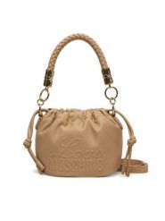 LOVE MOSCHINO Torebka JC4220PP0OKA0209 Beżowy. Brązowe torebki klasyczne Love Moschino, bez wzorów, ze skóry, bez dodatków. Za 859.99 zł.