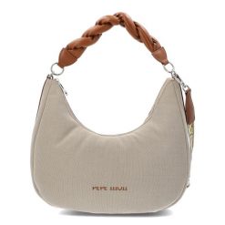 Brązowa Elegancka Torebka Damska Pepe Moll. Brązowe torebki klasyczne Pepe Moll, bez wzorów, bez dodatków. Za 359.00 zł.