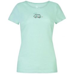 Koszulka damska Rafiki Jay. Zielone bluzki RAFIKI, bez wzorów, sportowe, bez kołnierzyka, bez ramiączek. Za 218.45 zł.