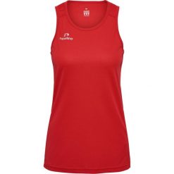 Damska koszulka typu tank top Newline Athletic. Czerwone koszulki sportowe Newline, bez wzorów, bez ramiączek, do biegania. Za 147.50 zł.