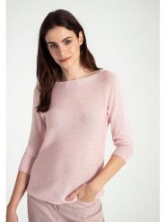 More & More Sweter w kolorze jasnoróżowym rozmiar: 40. Różowe swetry More & More, bez wzorów, ze splotem, bez ramiączek. Za 109.78 zł.