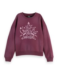 Scotch & Soda Bluza w kolorze bordowym rozmiar: XS. Czerwone bluzy Scotch & Soda, xs, bez wzorów, z bawełny, bez kaptura. Za 196.45 zł.