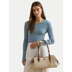 Torebka LAUREN RALPH LAUREN. Brązowe torebki klasyczne Lauren Ralph Lauren, bez wzorów, bez dodatków. Za 1,698.99 zł.