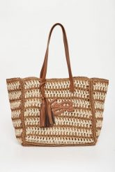 Torebka plażowy shopper LIU JO. Shopper Liu Jo, bez wzorów, bez dodatków. Za 519.00 zł.