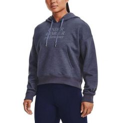 Bluza damska sportowa dresowa Under Armour 1374107. Szare bluzy Under Armour, bez wzorów, z dresówki, bez kaptura. Za 369.99 zł.
