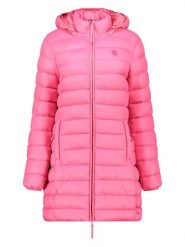 Geographical Norway Płaszcz pikowany "Atikotal" w kolorze różowym rozmiar: XL. Różowe płaszcze Geographical Norway, xl, bez wzorów, bez kaptura. Za 152.26 zł.