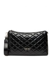 Nine West Torebka CEO-AGATHA-LA482-3035 Czarny. Czarne listonoszki Nine West, bez wzorów, z materiału, bez dodatków. Za 179.99 zł.