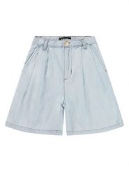 Molo Szorty dżinsowe w kolorze błękitnym rozmiar: 164. Niebieskie szorty molo, z aplikacjami, ze skóry. Za 130.99 zł.