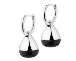 Kolczyki z mosiądzu rodowane z agatami. Kolczyki Artelioni, srebrne. Za 169.00 zł.