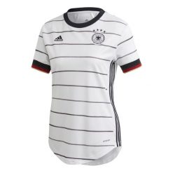 Koszulka domowa dla kobiet Allemagne 2020. Białe bluzki Adidas, s, bez wzorów, sportowe, bez kołnierzyka, bez ramiączek. W wyprzedaży za 350.50 zł.