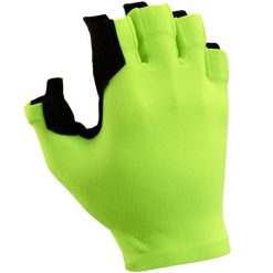 Rękawiczki rowerowe szosowe Van Rysel RoadC 100. Czarne rękawiczki VAN RYSEL, bez wzorów, z elastanu, sportowe. Za 39.99 zł.