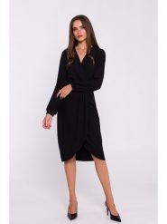 Stylove Sukienka w kolorze czarnym rozmiar: M. Czarne sukienki Stylove, na co dzień, m, bez wzorów, bez kołnierzyka, bez ramiączek, midi, proste. Za 286.45 zł.