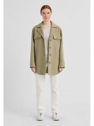 Milestone Wełniana kurtka "Ann" w kolorze khaki rozmiar: 42. Brązowe kurtki Milestone, bez wzorów, z wełny, bez kaptura. Za 347.99 zł.