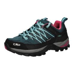 Damskie Niskie buty trekkingowe CMP Rigel waterprof. Niebieskie trekkingi CMP, z materiału, trekkingowe. Za 361.50 zł.