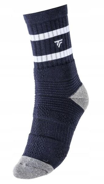 Skarpety tenisowe dla dorosłych Tecnifibre Tech Socks. Niebieskie skarpety TECNIFIBRE, bez wzorów, z bawełny. Za 49.99 zł.
