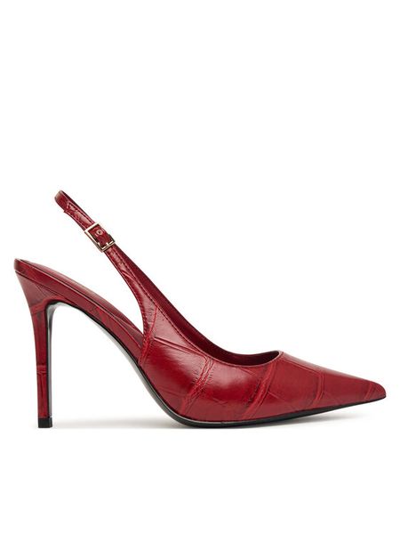 Aldo Szpilki Stessysling2.0 14404966 Czerwony. Czerwone szpilki Aldo, bez wzorów, ze skóry, bez obcasa, na szpilce, bez zapięcia. Za 389.99 zł.