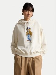 Polo Ralph Lauren Bluza 211B17799001 Biały Regular Fit. Białe bluzy Polo Ralph Lauren, s, bez wzorów, z bawełny, bez kaptura. Za 1,299.00 zł.