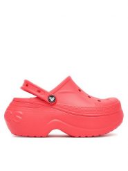 Crocs Klapki BELLA CLOG 210062-611 Różowy. Czerwone klapki Crocs, bez wzorów, z tworzywa sztucznego, bez obcasa. Za 279.99 zł.