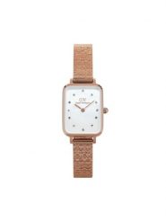 Daniel Wellington Zegarek Quadro Lumine Pressed Piano DW00100578 Złoty. Żółte, analogowe zegarki Daniel Wellington, złote. Za 759.99 zł.