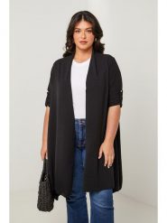 Curvy Lady Kardigan w kolorze czarnym rozmiar: 48/50. Czarne kardigany Curvy Lady, bez wzorów. Za 105.95 zł.