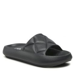 Klapki ONLY Shoes. Czarne klapki ONLY SHOES, bez wzorów, bez obcasa. Za 69.99 zł.
