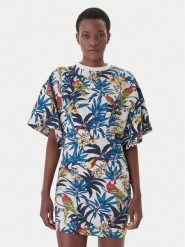 Adidas Sukienka codzienna Farm Rio KD2194 Niebieski Oversize. Niebieskie sukienki Adidas, na co dzień, xl, bez wzorów, z bawełny, bez kołnierzyka, bez ramiączek, oversize. Za 239.99 zł.