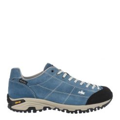 Buty turystyczne damskie LOMER MAIPOS MTX SUEDE. Niebieskie trekkingi Lomer, trekkingowe. Za 729.99 zł.