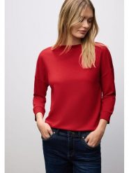 Cecil Koszulka w kolorze czerwonym rozmiar: 38. Czerwone bluzki Cecil, bez wzorów, bez kołnierzyka, bez ramiączek. Za 123.25 zł.