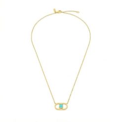 Naszyjnik TOUS. Żółte naszyjniki Tous, złote. Za 789.99 zł.