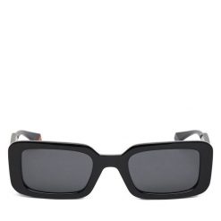Okulary przeciwsłoneczne Polaroid. Czarne okulary przeciwsłoneczne Polaroid, bez wzorów. Za 129.99 zł.