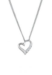 Elli DIAMONDS Elli DIAMONDS Naszyjnik Herz Ewigkeit Diamant (0.045 ct.) 925 Silber Naszyjniki 1 ct Damski. Białe naszyjniki Elli DIAMONDS, z diamentem, srebrne. Za 438.99 zł.
