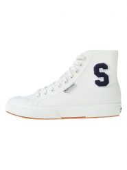 Superga Sneakersy "2295" w kolorze białym rozmiar: 46. Białe trampki Superga, z aplikacjami, z bawełny, za kostkę, bez zapięcia. Za 136.45 zł.