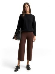 Tom Tailor Bluzka w kolorze czarnym rozmiar: M. Czarne bluzki Tom Tailor, m, bez wzorów, bez kołnierzyka, bez ramiączek. Za 83.22 zł.