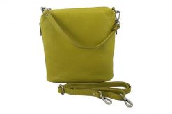 Listonoszka skórzana BARBERINI'S pistacjowa 334/1-48. Zielone torebki klasyczne Barberini's, bez wzorów, ze skóry, do ręki, małe, bez dodatków. Za 159.99 zł.