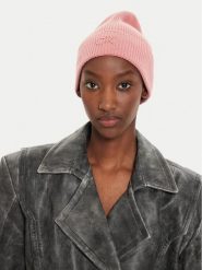 Calvin Klein Czapka Embroidery Fine K60K612590 Różowy. Czerwone czapki Calvin Klein, bez wzorów, z bawełny. Za 199.99 zł.
