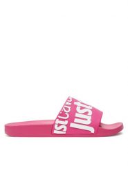 Just Cavalli Klapki 76RA3SZ1 Różowy. Czerwone klapki Just Cavalli, bez wzorów, z syntetyku, bez obcasa. Za 169.99 zł.