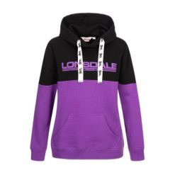 Bluza damska z kapturem Lonsdale Wardie. Czarne bluzy Lonsdale, l, bez wzorów, z bawełny, z kapturem. Za 346.50 zł.