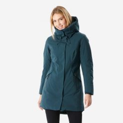 Second Life - Parka turystyczna damska zimowa Quechua SH500... - Stan Doskonały. Zielone parki QUECHUA, na jesień, m, z materiału, z kapturem. Za 254.99 zł.