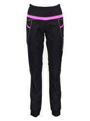 Crazy Spodnie funkcyjne w kolorze czarno-różowym rozmiar: S. Czarne spodnie dresowe Crazy, s, bez wzorów, z materiału. Za 118.28 zł.